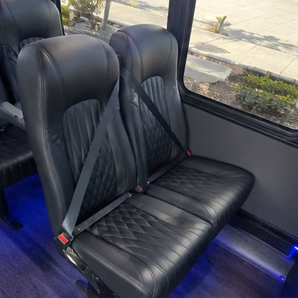 25 passenger minibus inside