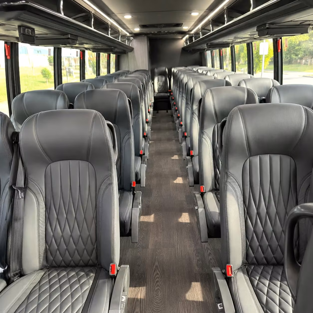 30 passenger minibus inside