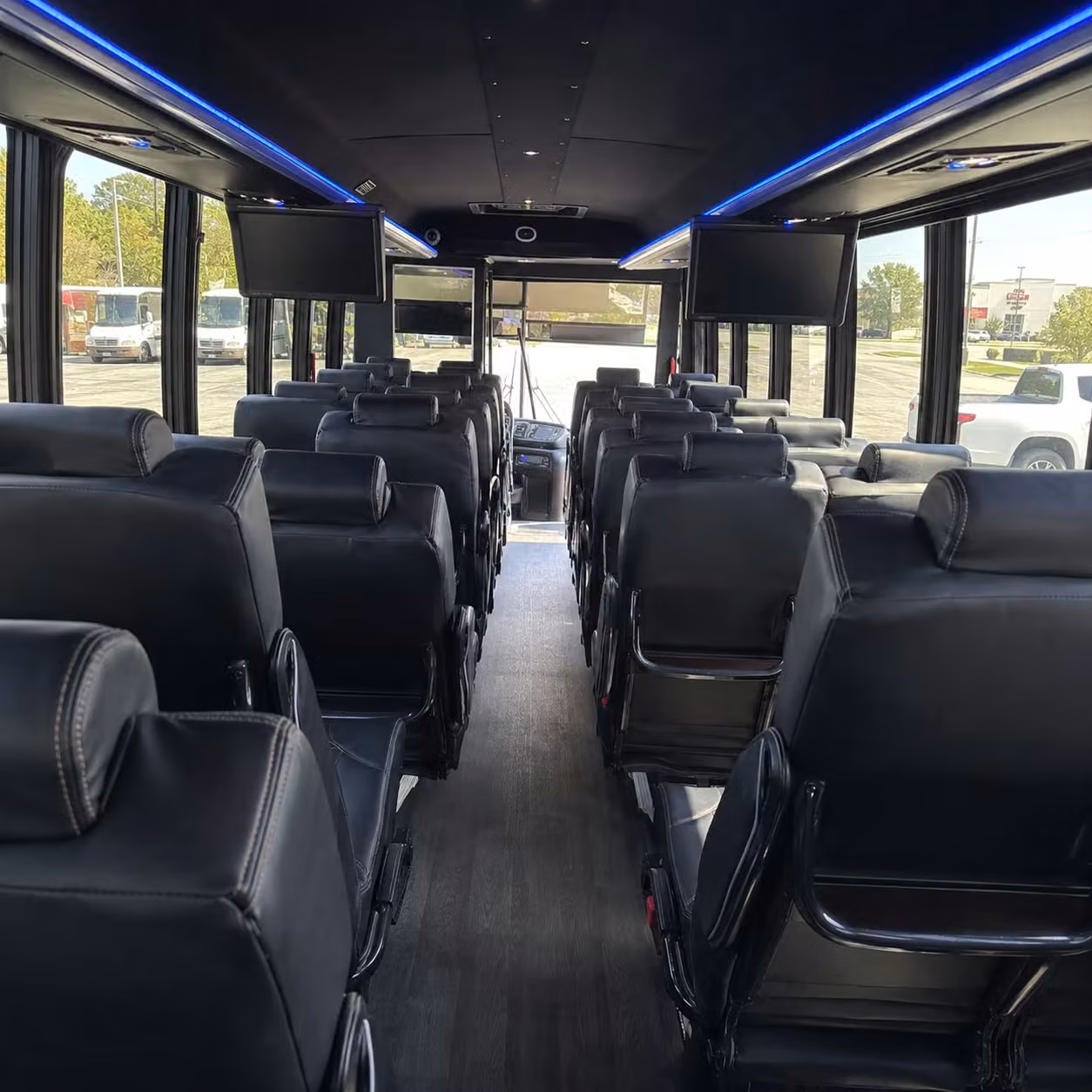 30 passenger minibus interior