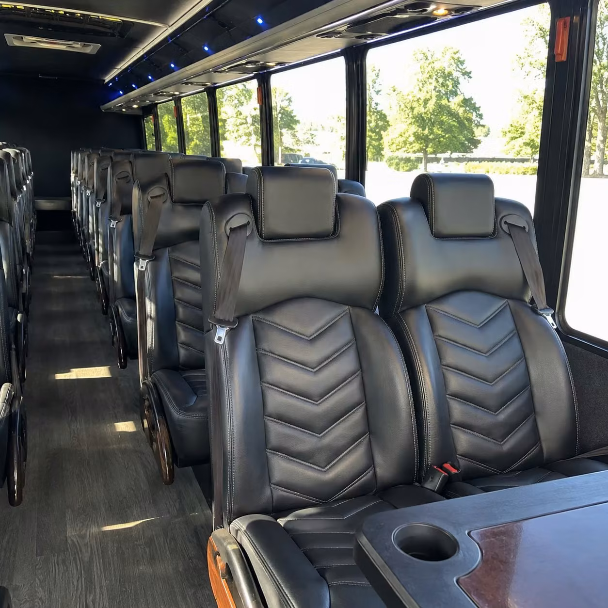 35 passenger minibus interior
