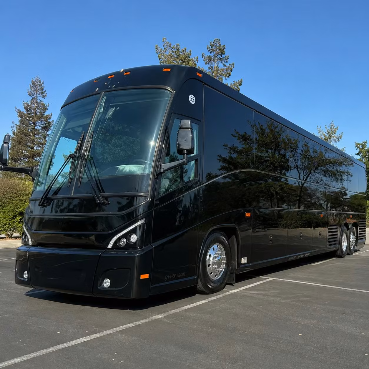56 passenger charter bus