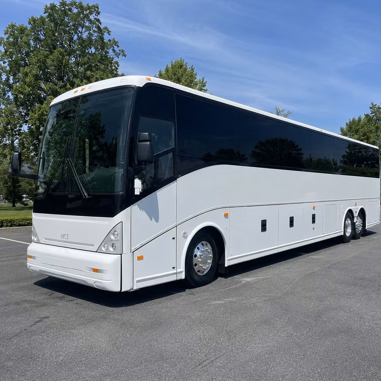 lewisville 56 passenger charter bus rental