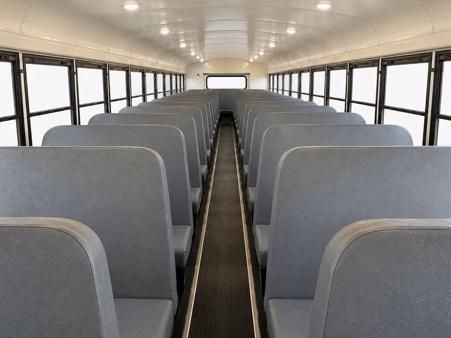 school bus inside