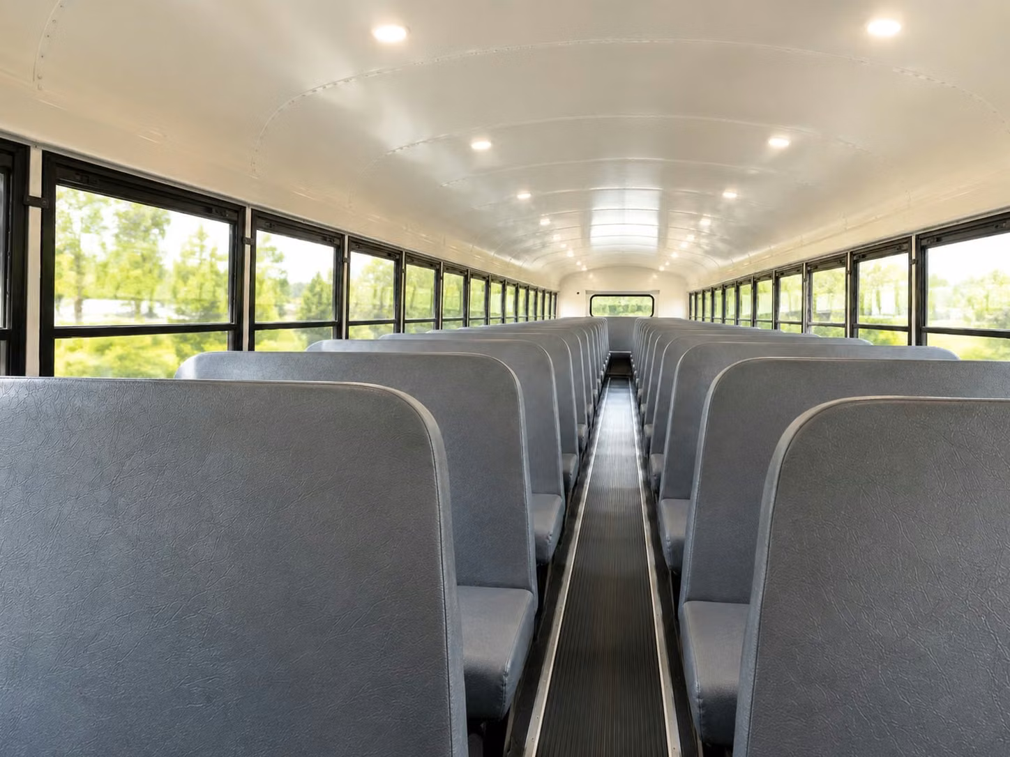 school bus interior