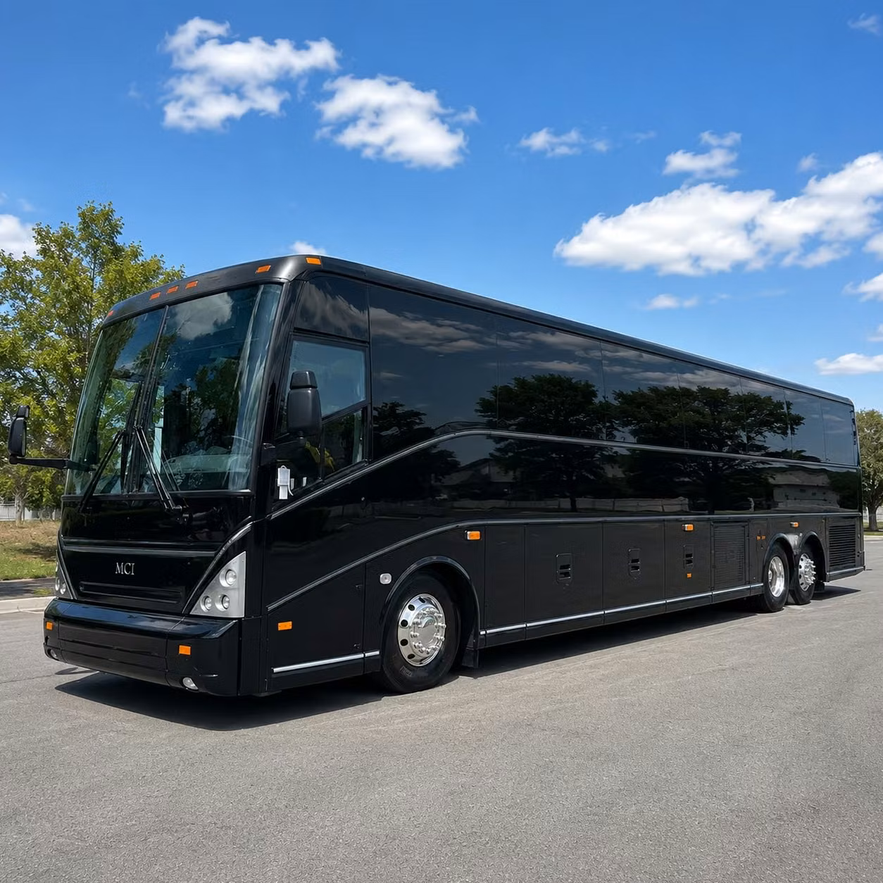 sports team transportation and fan buses in lewisville